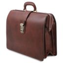 Canova Leather Doctor bag Briefcase 3 Compartments Black TL142352