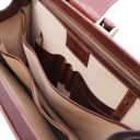 Canova Leather Doctor bag Briefcase 3 Compartments Brown TL142352