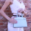 Musa Leather Mini bag Light Blue TL142401