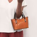 Amelia Leather Tote Honey TL142406