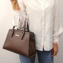 TL Bag Bolso Noche en Piel Café TL142147