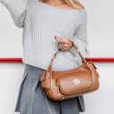 Olivia Sac Cabas en Cuir Beige TL142396