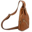 Kevin Leather Crossover bag Brown TL142423