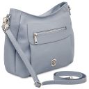 Brenda Borsa al Hombro en Piel Suave Marrón topo TL142450