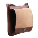 John Borsello da Uomo in Pelle con zip Frontale Testa di Moro TL142464