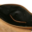 John Leather Crossbody bag for men With Front zip Black TL141408