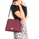 Abby Borsa al Hombro en Piel Negro TL142468