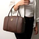 Stephany Borsa a Mano in Pelle Caffè TL142439
