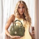 Chantilly Leather Handbag Coffee TL142480