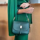 Nausica Schultertasche aus Leder Cognac TL141598