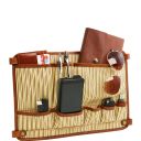 Alessandria Leather Multi Compartment TL SMART Laptop Briefcase Телесный TL140825