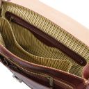 Mantova Leather Multi Compartment TL SMART Briefcase With Flap Коричневый TL140326