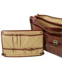 Ventimiglia Leather Multi Compartment TL SMART Briefcase With Front Pockets Черный TL140587