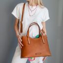 Olimpia Leather Tote Natural TL142561