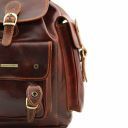 Trekker Travel set Leather Backpacks Honey TL90173