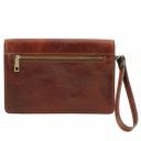 Tommy Exclusive Leather Handy Wrist bag for men Темно-коричневый TL141442
