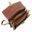 Tommy Exclusive Leather Handy Wrist bag for men Темно-коричневый TL141442