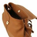 TL Bag Soft Leather Backpack for Women Темный серо-коричневый TL141706