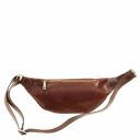 Leather Fanny Pack Dark Brown TL141797