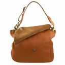 TL Bag Soft Leather Shoulder bag With Tassel Detail Cinnamon TL141110