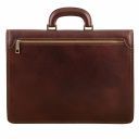 Amalfi Leather Briefcase 1 Compartment Red TL141351