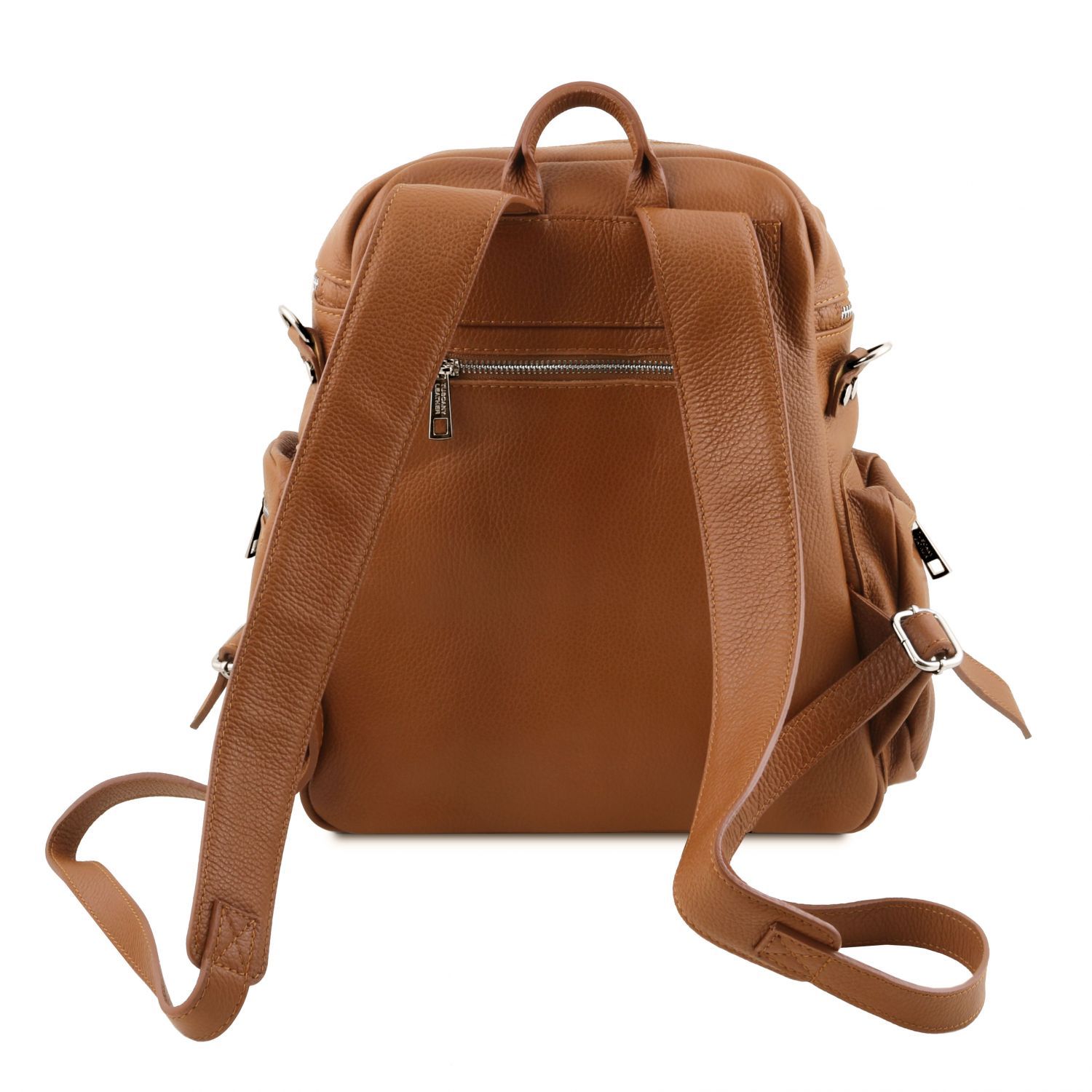 TL Bag Soft Leather Backpack for Women Gunmetal Grey TL141747
