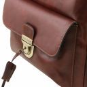 Kyoto Leather Laptop Backpack Honey TL141859