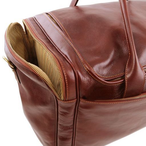 leather bag side