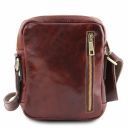 Larry Leather Crossbody Bag Brown TL141915