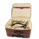 Varsavia Leather Pilot Case With two Wheels Мед TL141888