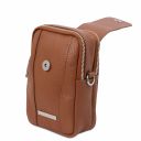 TL Bag Soft Leather Cellphone Holder Mini Cross bag Cognac TL141698