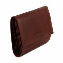 Exclusive 4 Fold Leather Wallet for Women Black TL140796