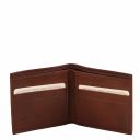 Exclusive 2 Fold Leather Wallet for men Dark Brown TL140797