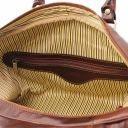 TL Voyager Дорожная кожаная сумка с пряжками - Малый размер Коньяк TL141249