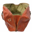 TL Voyager Leather Travel bag With Front Pocket Коричневый TL142140