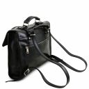 Viareggio Exclusive Leather Laptop Case With 3 Compartments Dark Brown TL141558