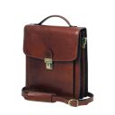 David Leather Crossbody Bag - Small Size Honey TL141425