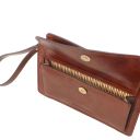 Denis Exclusive Leather Handy Wrist bag for men Brown TL141445