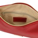 TL Bag Metallic Soft Leather Clutch Lipstick Red TL141988