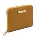 Kore Elegante Cartera en Piel con Cremallera en el Contorno Mostaza TL142321