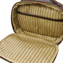 Marvin Trousse de Toilette en Cuir Marron foncé TL142326