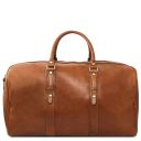 Francoforte Exclusive Leather Weekender Travel Bag Natural TL142338