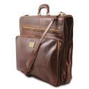 Papeete Garment Leather bag Brown TL3056