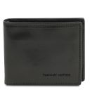 Exclusive Leather Card Holder With Money Clip Black TL140504