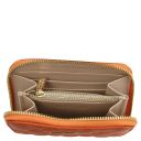 Teti Exclusive zip Around Soft Leather Wallet Orange TL142319