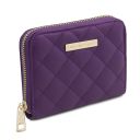 Teti Exclusive zip Around Soft Leather Wallet Фиолетовый TL142319