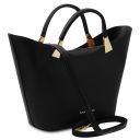TL Bag Leather Handbag Black TL142287