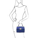 Armonia Handtasche aus Leder Blau TL142286
