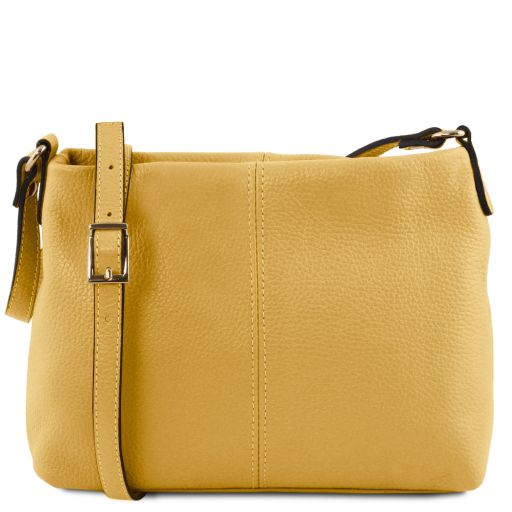 TL Bag Soft Leather Shoulder bag Pastel yellow TL141720