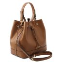 Minerva Leather Bucket bag Cognac TL142145
